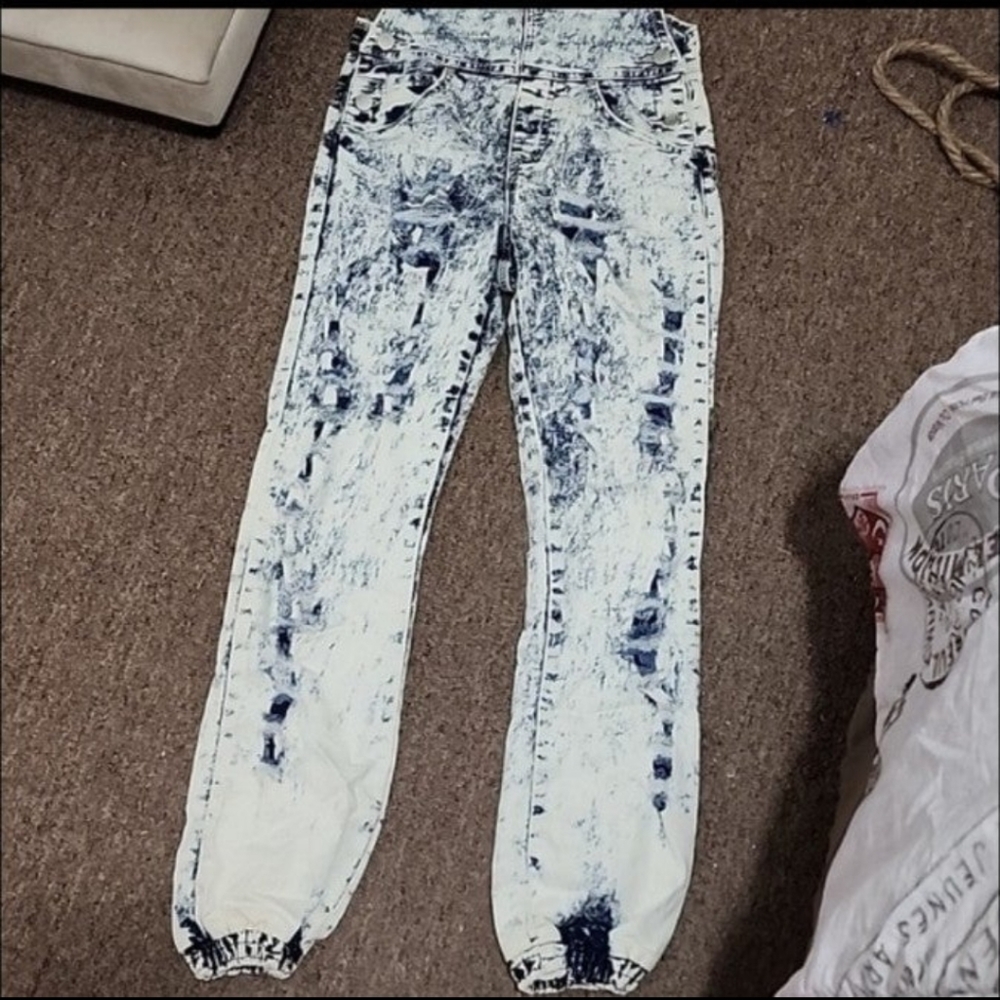 Distressed Overalls - Picture 6 of 7